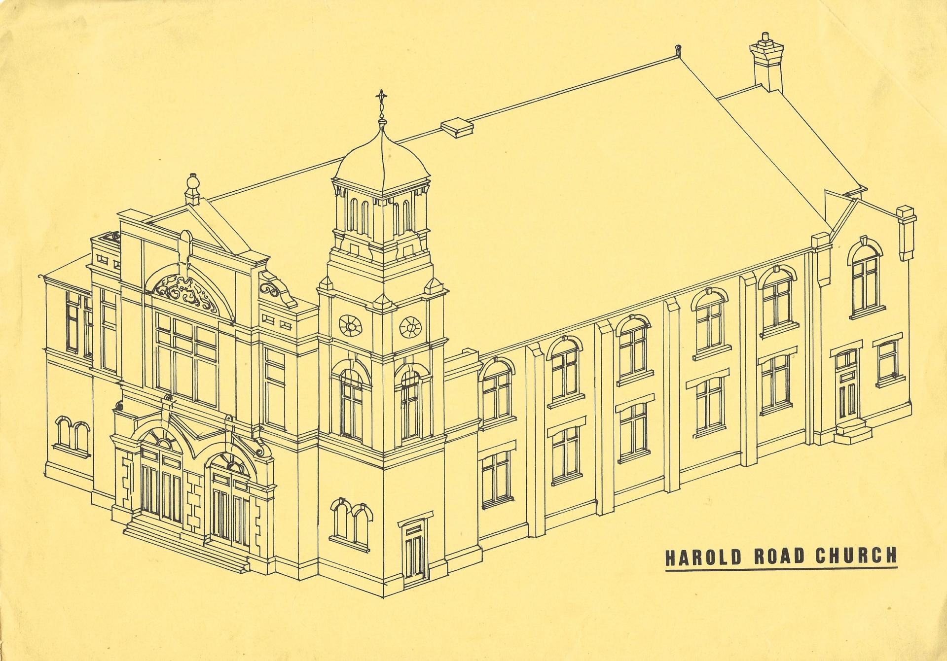 Harold Road Architects Drawing 1974