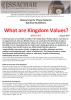 Cover image for Kingdom Values 1